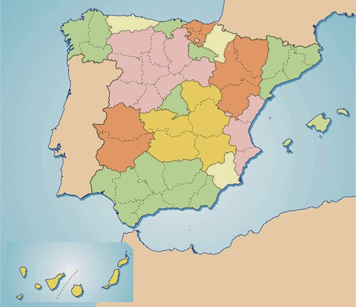 Mapa De España Politico Comunidades Actualizado Mayo 2023 0706