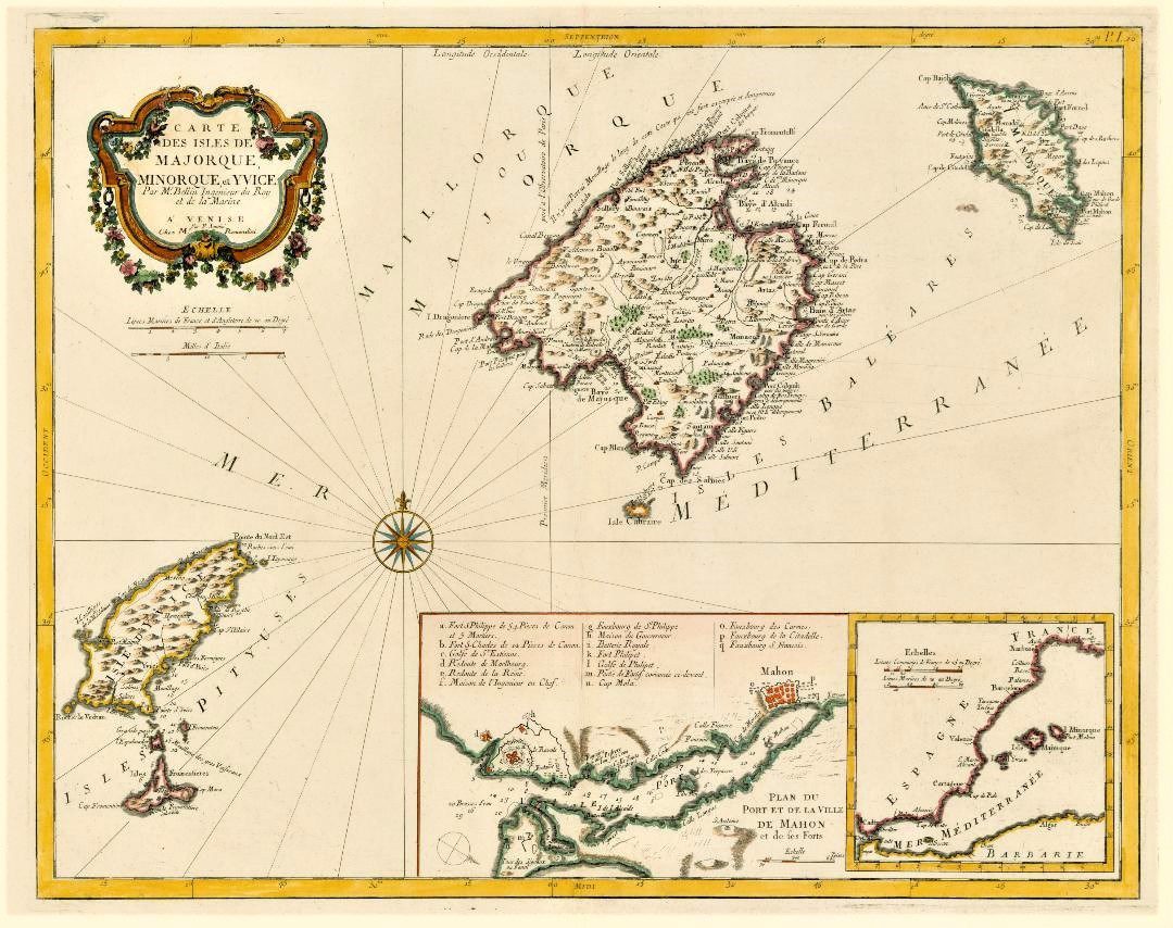 Mapa De Las Baleares 