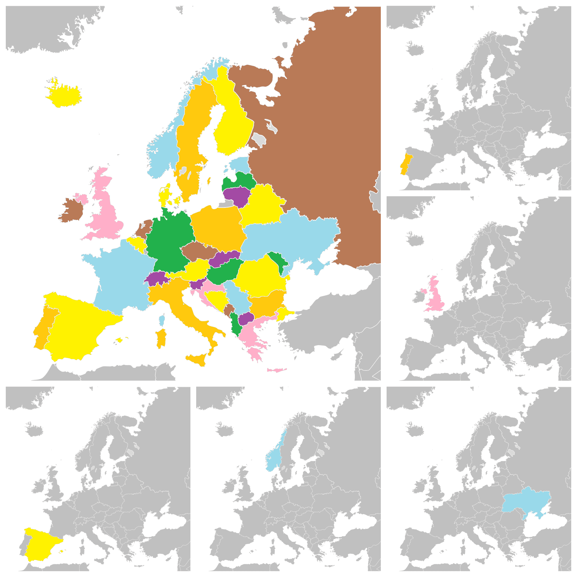 Mapas De Europa Con Capitales Actualizado Junio 2024 2103