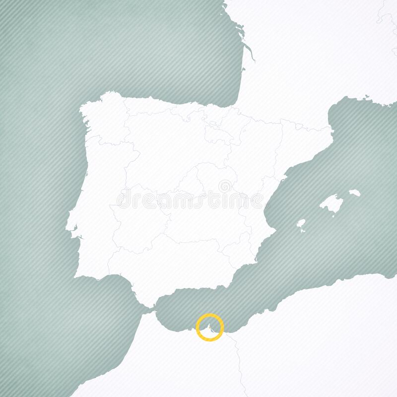 Mapa De Gran Canarias Espana 